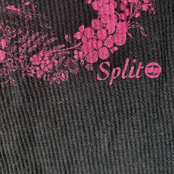 Vintage Split Clothing Co Womens Medium Sleeveless Tank Top Skateboard Y2K Peace - Picture 4 of 6